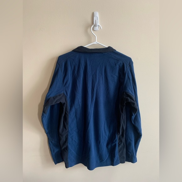 Blue Columbia Quarter Zip Fleece Sweater - Picture 2 of 3